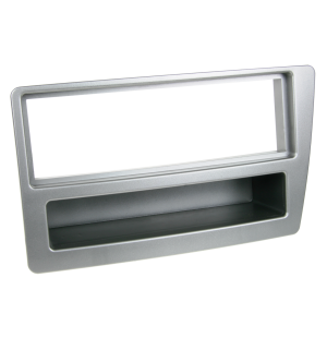 ACV 1-DIN facia plate with pocket Honda Civic 01/2004   silver 100631 image