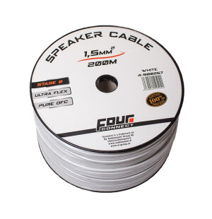 FOUR Connect 4-800267 OFC-cable white 2x1.5mm2, 200m image