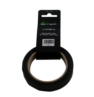 FOUR Connect 4-ST3BL10 shrink tube,  2:1 Black 10mm 3m image