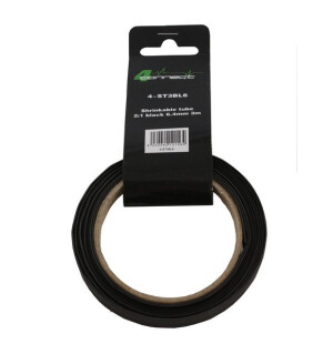 FOUR Connect 4-ST3BL6 shrink tube,  2:1 Black 6.4mm 3m image