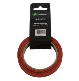 FOUR Connect 4-ST3R10 shrink tube,  2:1 Red 10mm 3m image