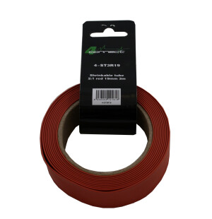 FOUR Connect 4-ST3R19 shrink tube,  2:1 Red 19mm 3m image