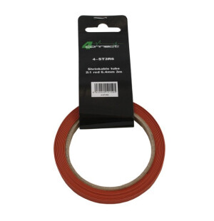 FOUR Connect 4-ST3R6 shrink tube,  2:1 Red 6.4mm 3m image