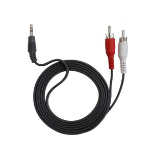AIV Jakki-liitin 3,50 mm / 2x Rca-plugi-kaapeli - 1,50 m image