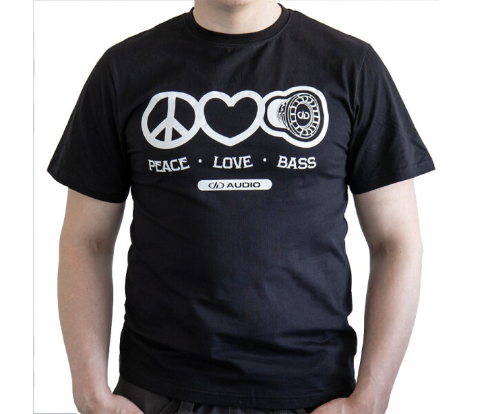 DD-T-SHIRT-S-LOVE-PEACE-BASS image