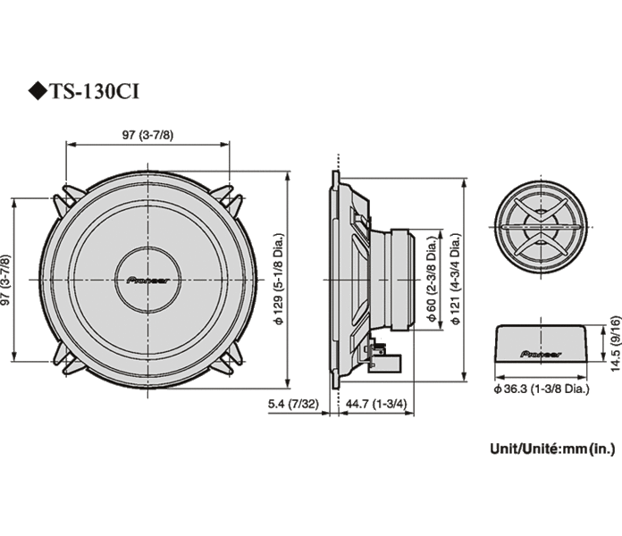 ts130ci-linedrawing image