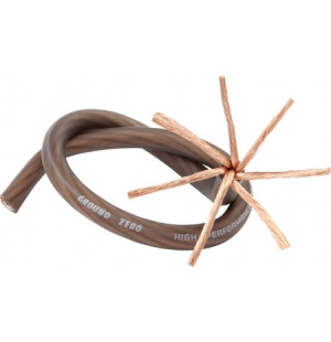 Ground Zero virtakaapeli10mm2 SOFT 50m tum.ruskea image