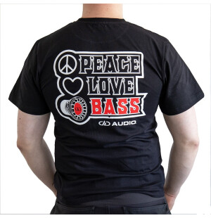 DD AUDIO T-paita XXXL love,peace&bass image
