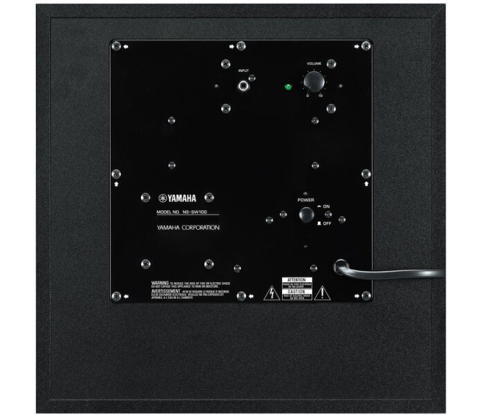 Yamaha NS SW100 rear takapaneeli image