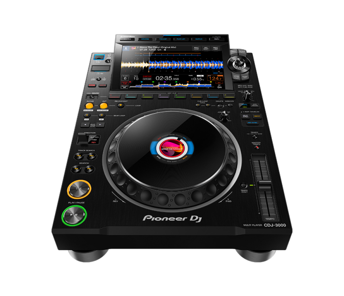 CDJ 3000 frontangle hero image