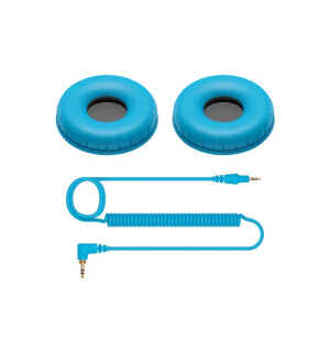 Pioneer DJ - HC-CP08-L Cable+ear pads for HDJ-CUE1, (Blue) image