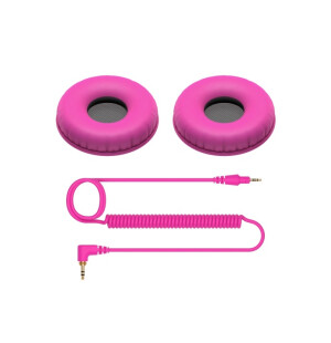 Pioneer DJ - HC-CP08-V Cable+ear pads for HDJ-CUE1 (Pink) image