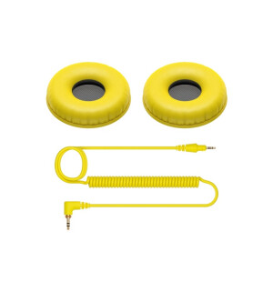 Pioneer DJ - HC-CP08-Y Cable+ear pads for HDJ-CUE1 (Yellow) image