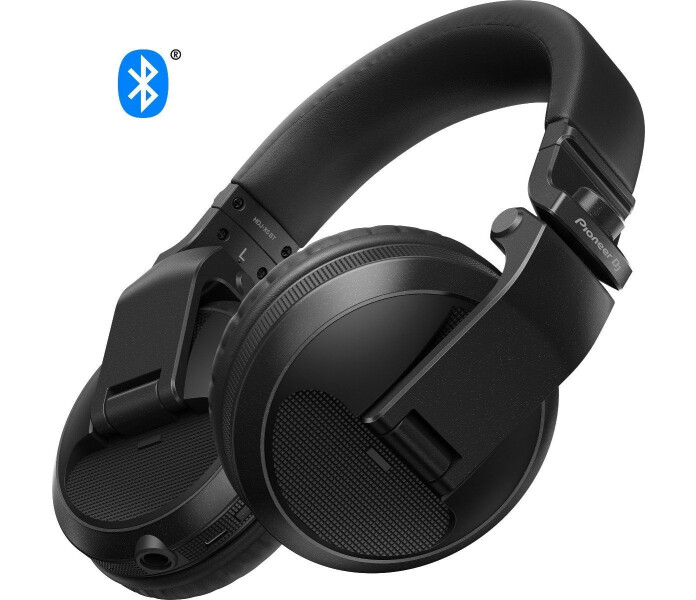 pioneer hdj x5bt k pro dj kuuloke musta bluetooth ja kaapeli image