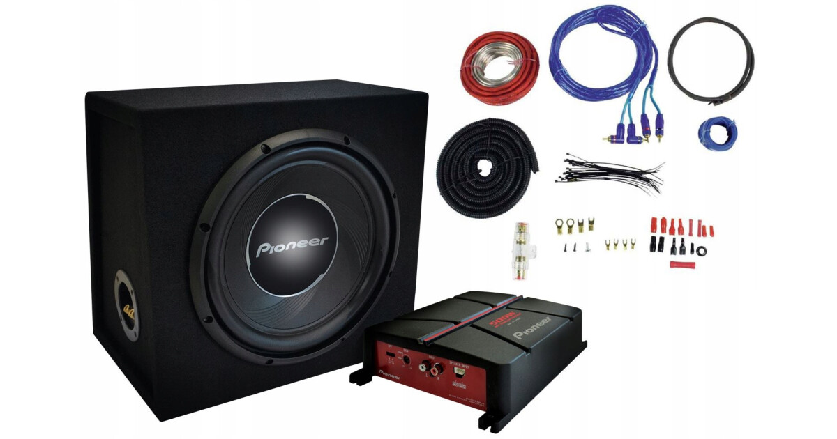 Pack subwoofer y amplificador Pioneer GXT-3730B-SET