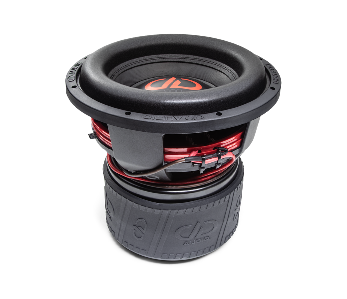 800f Series Subwoofer photo angled top to bottom showing surround basket motor boot image