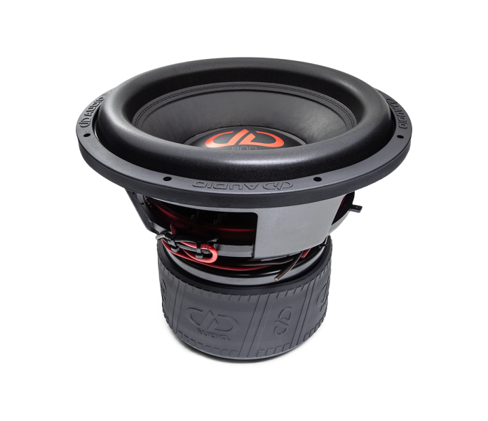 800f Series Subwoofer photo angled top to bottom showing surround basket motor boot image