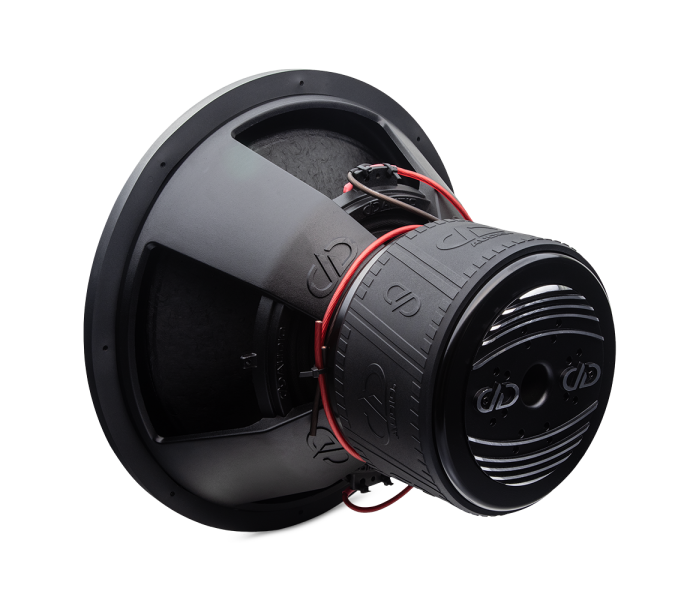 800f Series Subwoofer photo angled back right to show heatsink motor boot part of basket 2 image