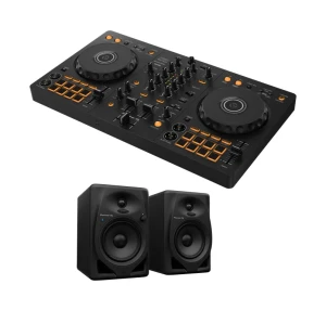 DDJ-FLX4 + DM-50D-BT image
