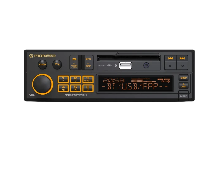 2  Pioneer SXT C10PS Amber Flap Open White Background image